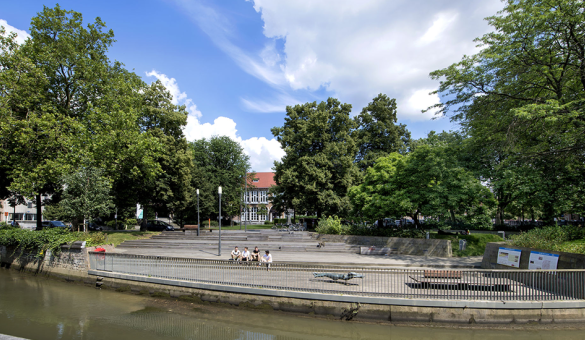 De Dijleterrassen aan de Dirk Boutslaan in Leuven