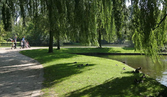 Wandelen in het Provinciedomein in Kessel-Lo