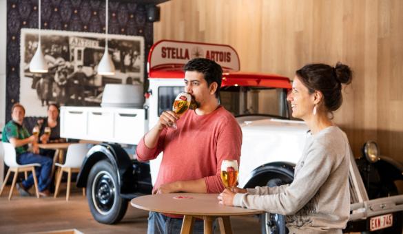Proeverij na afloop van Stella Artois bezoek