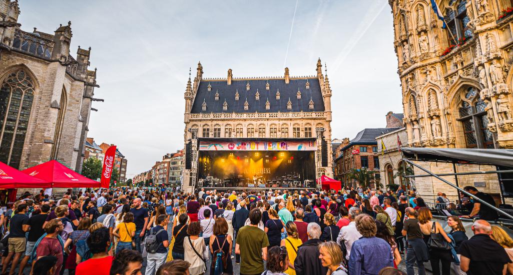 ©Joël Hoylaerts Optreden op de Grote Markt tijdens Beleuvenissen in Leuven