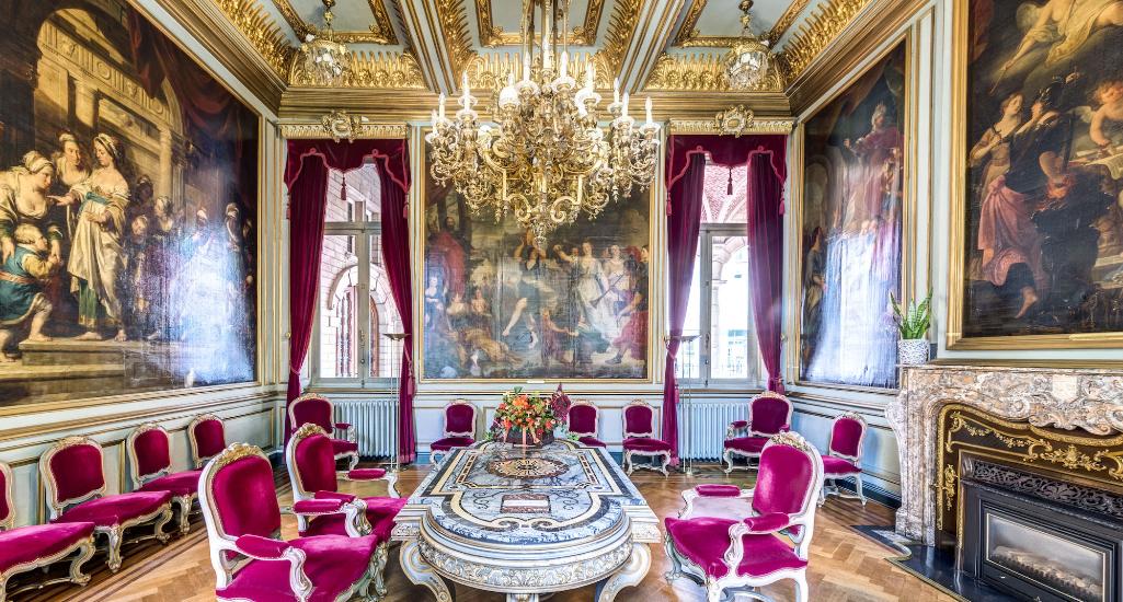 ©Wim Vanmaele Het trouwsalon in het Stadhuis