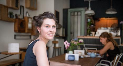 ©Karl Bruninx Noushka in koffiebar Koffie & Staal