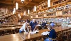 Grote Leeszaal in de Universiteitsbibliotheek